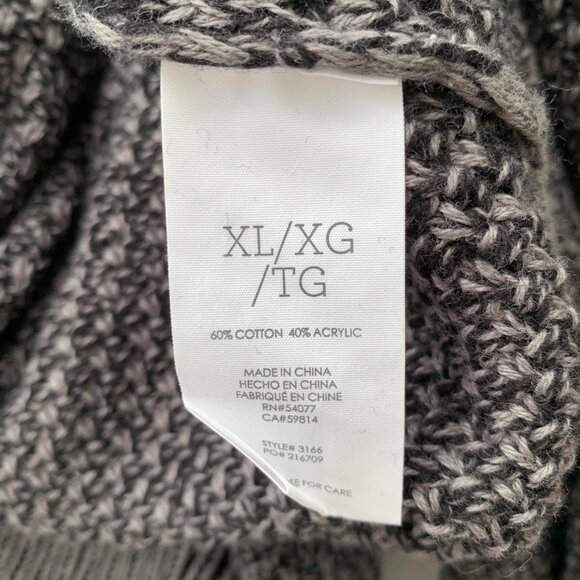 CAbi - Style #3166  Lara Duster Cardigan Sweater cotton blend, XL - Picture 6 of 6